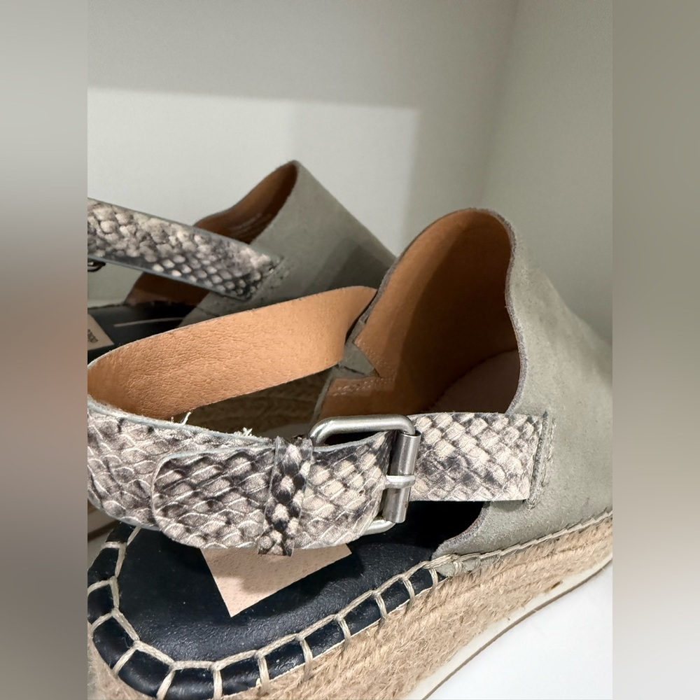 Dolce Vita Multicolor Marlo wedge platform espadrille sandals (10 M) (read) - Picture 7 of 16